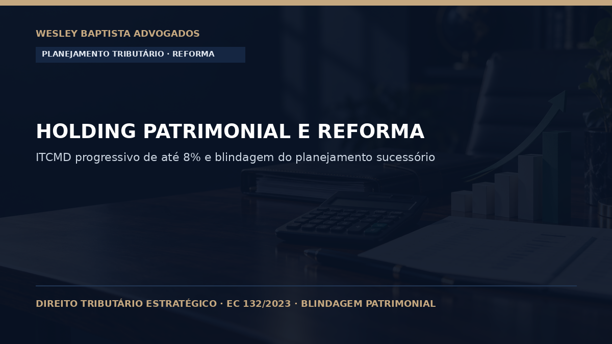 Holding Patrimonial e a Reforma Tributária: Planejamento Sucessório com ITCMD Progressivo