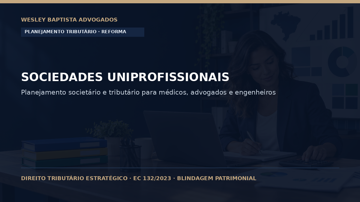 Sociedades Uniprofissionais de Médicos, Engenheiros e Advogados: Planejamento com a Reforma